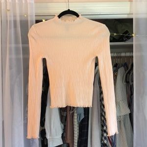 Light pink sweater top